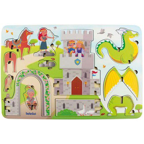 Illustration de : Puzzle bois 3D chevalier - Béléduc