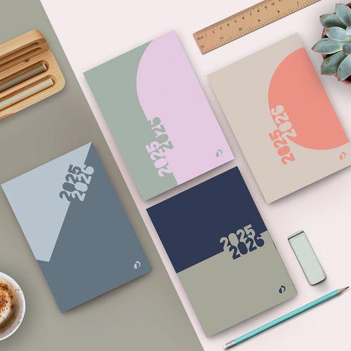 Illustration de : Agenda journalier arcade 12x17 cm 12 mois d'août à juillet - Quo Vadis