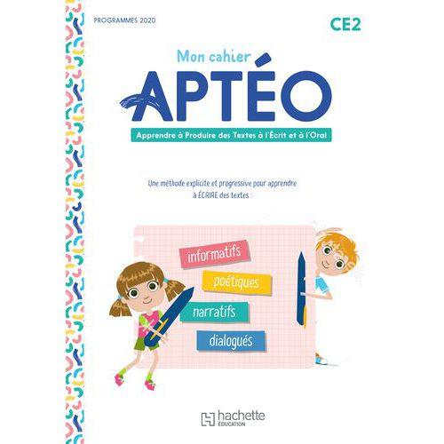 Illustration de : 9782017136347 Mon cahier Aptéo CE2 cahier de l'élève