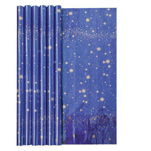 Illustration de : Papier cadeau ciel étoilé 60g 1,50 x 0,70 m - Clairefontaine