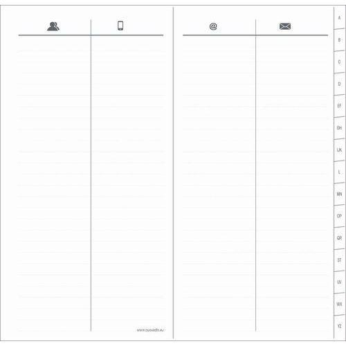 Illustration de : Répertoire alphabétique Club - 8,8x17 cm - Quo Vadis