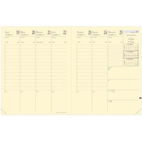 Illustration de : Agenda civil semainier Président Prestige - 21x27cm - 2026 - Quo Vadis