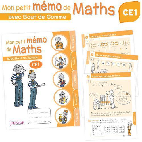 Illustration de : Mon petit mémo de maths CE1