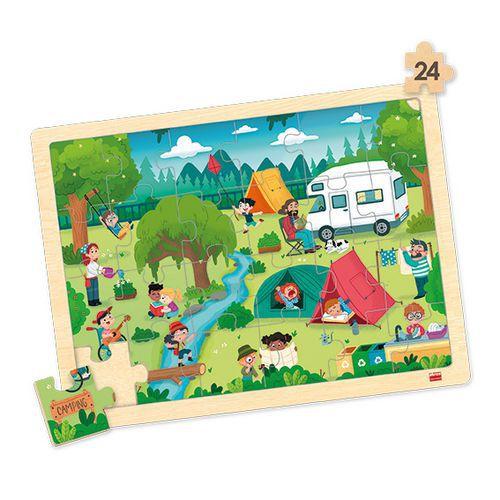 Illustration de : Les grands puzzles educatifs bois - les loisirs - Akros