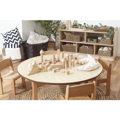 Illustration de : Bloc de construction en bois - 52 Pièces assorties - Hope Education