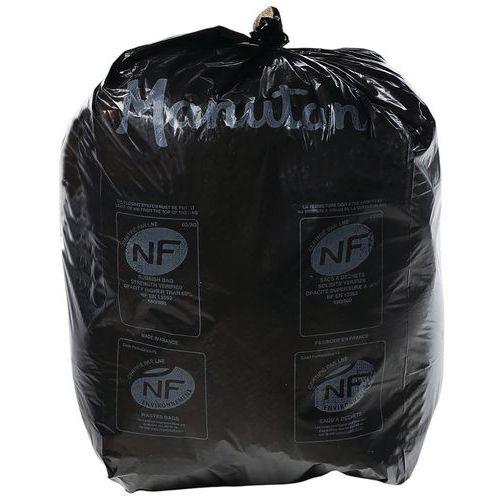 Illustration de : Sac poubelle noir Lot de 500 Déchet léger - 30 et 50L - Manutan Expert