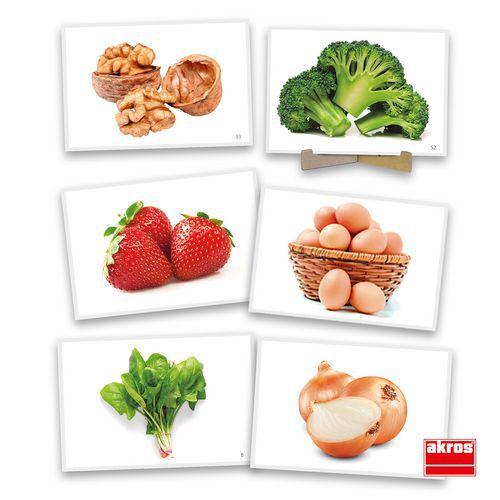Illustration de : Atelier photos logiques : 'les aliments' - Akros