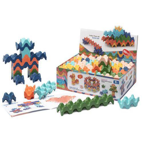 Illustration de : Lot de 90 blocs de construction boît eà oeufs - Lap