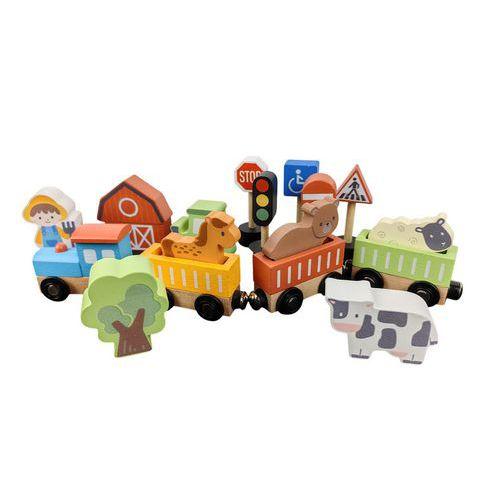 Illustration de : Lot 17 accessoires pour circuit train - Sapin Malin