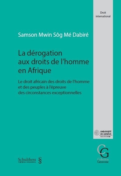 La dérogation aux droits de l'homme en afrique - Image principale