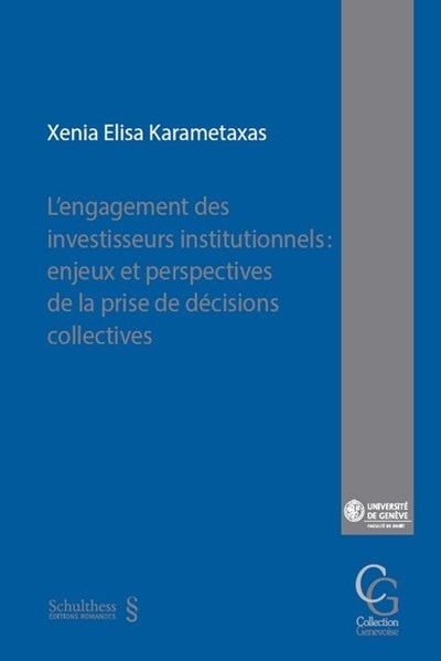 L'engagement des investisseurs institutionnels : enjeux et perspectives de la prise de décisions collectives - Image principale