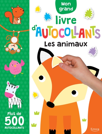 Mon grand livre d'autocollants - les animaux - Image principale