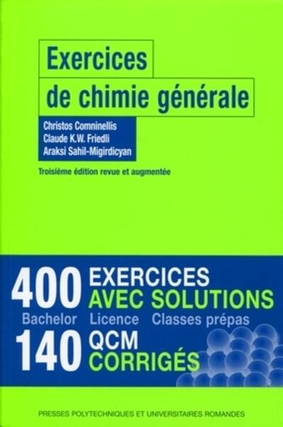 Exercices de chimie générale - Image principale