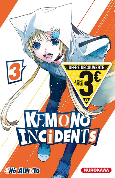 Kemono incidents - tome 3 - offre découverte - Image principale