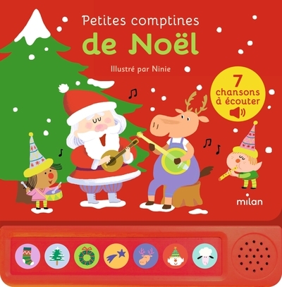 Contes et comptines à écouter - petites comptines de noël- livre sonore - dès 1 an - Image principale