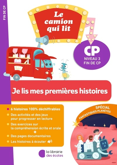 Le camion qui lit - je lis mes premières histoires - cp niveau 3 fin de cp (2026) - Image principale