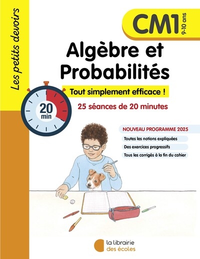 Les petits devoirs - algèbre et probabilités cm1 - Image principale