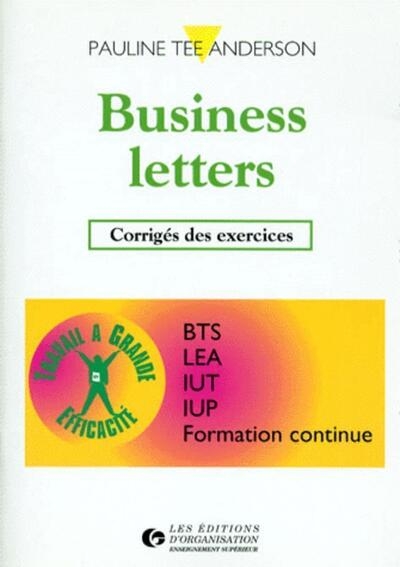 Business letters : corrigés - Image principale