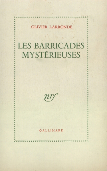 Les barricades mystérieuses - Image principale