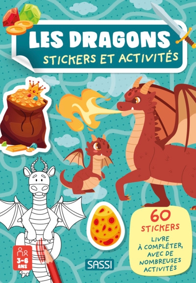 Le dragons - stickers et activités - Image principale