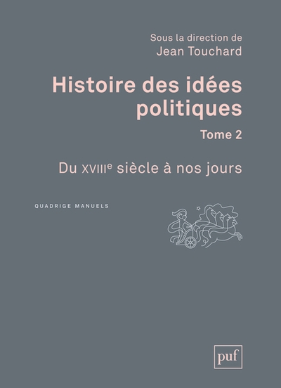 Histoire des idées politiques. tome 2 - Image principale