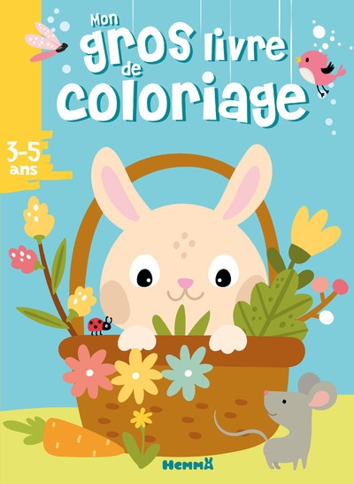 Mon gros livre de coloriage (lapin panier) - Image principale