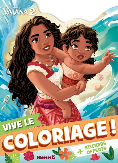 Disney vaiana 2 - vive le coloriage ! (vaiana et simea) - + stickers offerts - Image principale