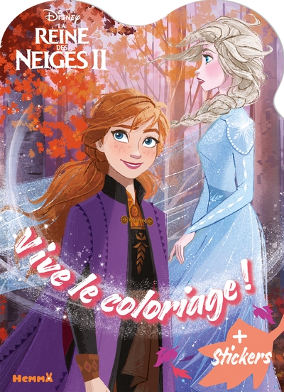 Disney la reine des neiges 2 - vive le coloriage ! (anna et elsa de profil) - Image principale