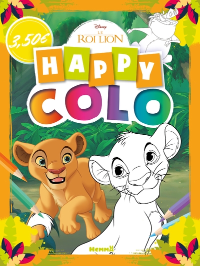 Disney le roi lion - happy colo (nala et simba) - Image principale