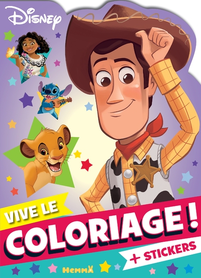 Disney - vive le coloriage ! (woody) - + stickers - Image principale