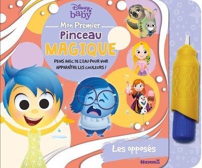 Disney baby - mon premier pinceau magique - les opposés - peins avec de l'eau pour voir apparaître les couleurs ! - Image principale