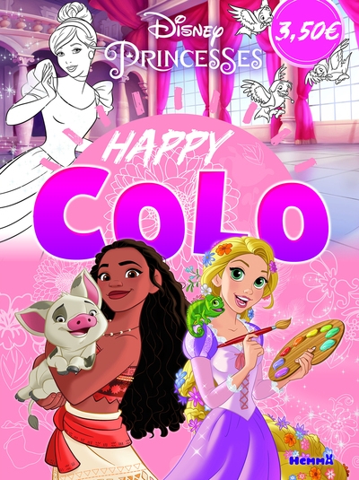 Disney princesses - happy colo (vaiana et raiponce) - Image principale