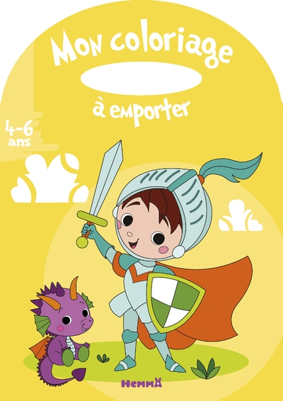 Mon coloriage à emporter (4-6 ans) (chevalier) - Image principale