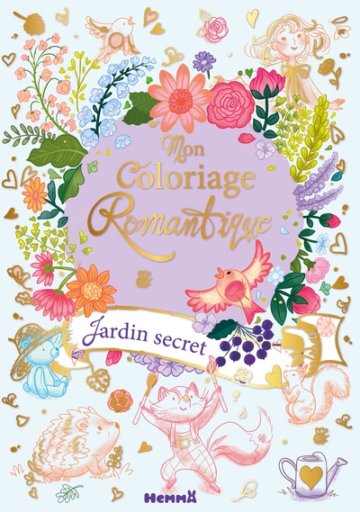 Mon coloriage romantique - jardin secret - Image principale