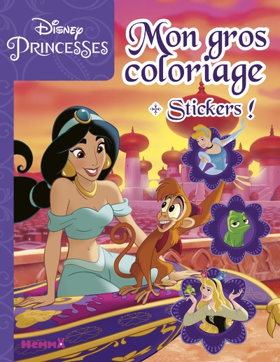 Disney princesses mon gros coloriage + stickers ! (jasmine) - Image principale