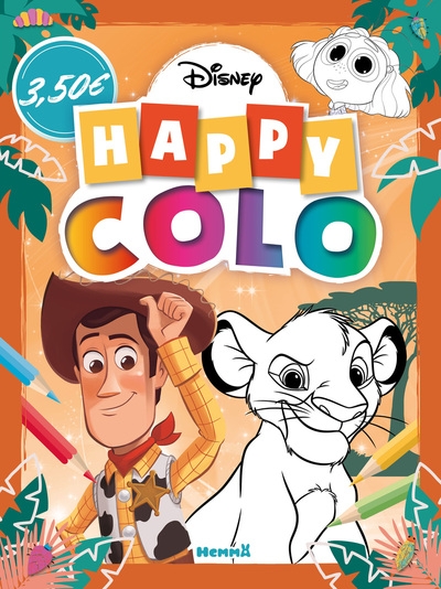 Disney - happy colo (woody et simba) - Image principale
