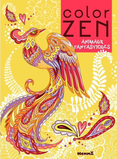 Color zen - animaux fantastiques (phénix) - Image principale