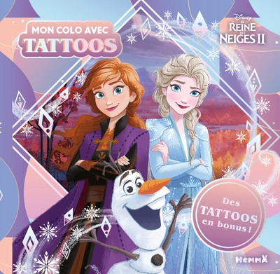 Disney la reine des neiges 2 - mon colo avec tattoos - des tattoos en bonus ! - Image principale