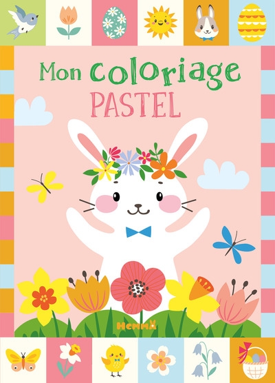 Mon coloriage pastel (pâques) - stickers offerts - Image principale