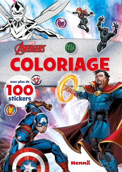 Marvel avengers coloriage - avec plus de 100 stickers - Image principale