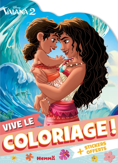 Disney vaiana 2 - vive le coloriage ! (vaiana et sa soeur) - + stickers offerts - Image principale