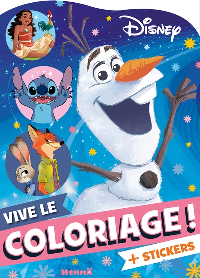 Disney - vive le coloriage ! (grand olaf) - + stickers offerts - Image principale