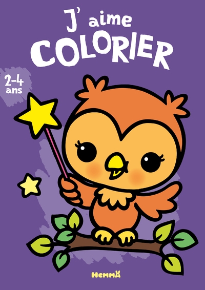 J'aime colorier (2-4 ans) (hibou) - Image principale