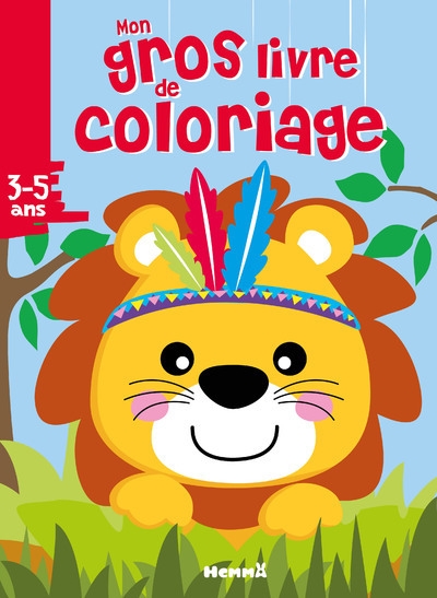Mon gros livre de coloriage (lion) - Image principale