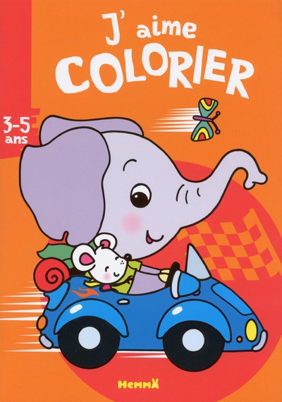 J'aime colorier (3-5 ans) (elephant) - Image principale