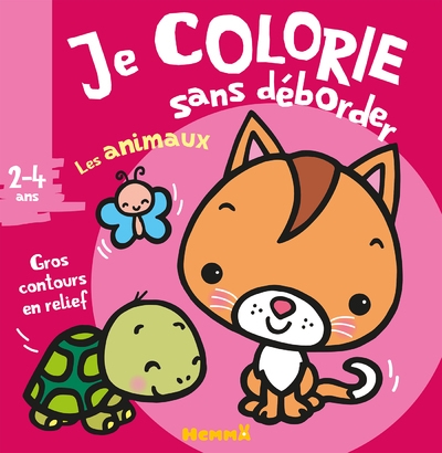 Je colorie sans déborder (2-4 ans) les animaux - avec gros contours en relief ! - Image principale