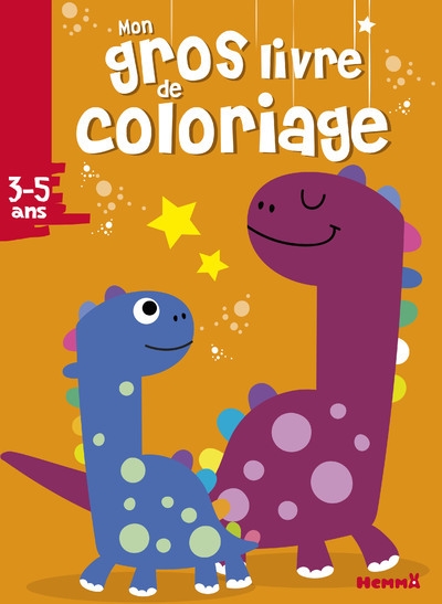 Mon gros livre de coloriage (dinosaures) (3-5 ans) - Image principale