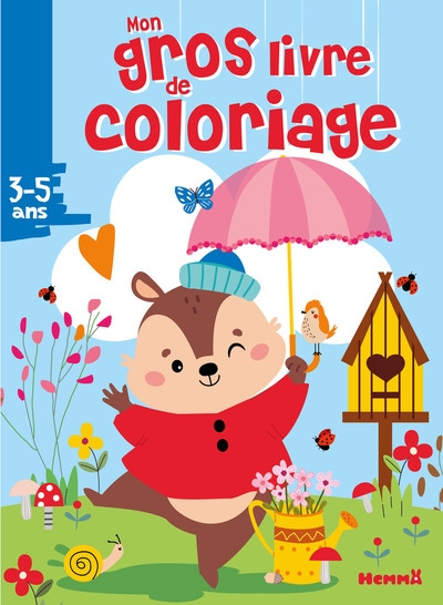 Mon gros livre de coloriage (ecureuil ombrelle) - Image principale