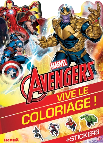 Marvel avengers - vive le coloriage ! (thanos et avengers) - Image principale