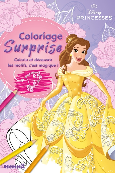 Disney princesses - coloriage surprise - colorie et découvre les motifs, c'est magique ! - Image principale